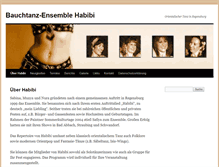 Tablet Screenshot of habibi-oriental.de